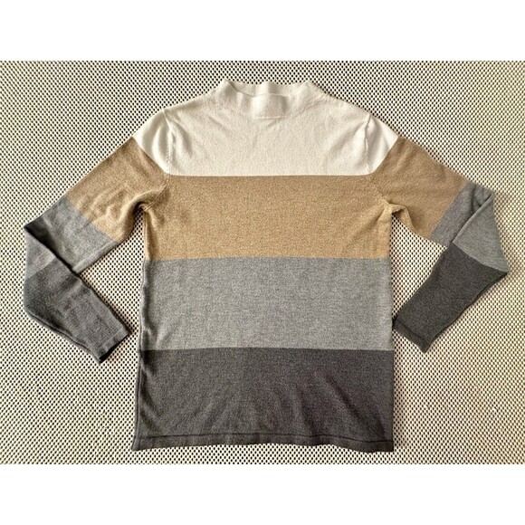 89th and Madison Sweater Women Size S Colorblock Mock Neck‎ Lightweight Pullover - Picture 1 of 11